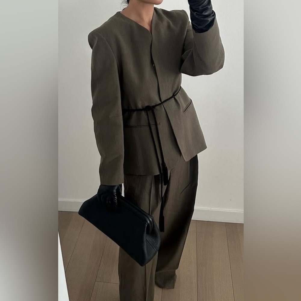 Black Tassel Rope Belt - image 2